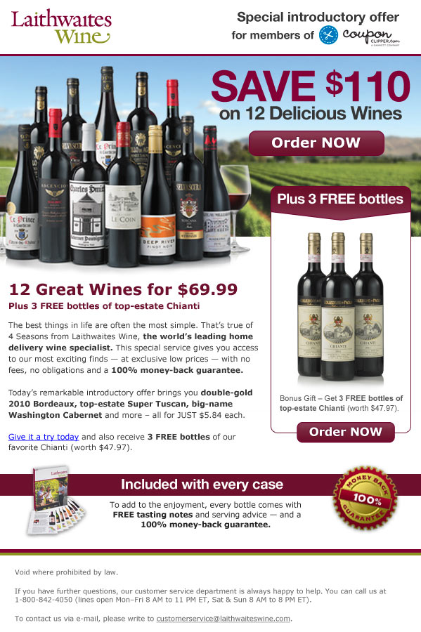 Laithwaite's Wine Clipper Partner Email
